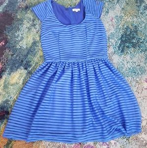 COPY - Barneys NY Cornflower Blue Dress 8